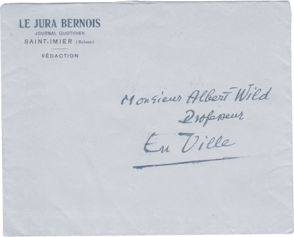 Différentes cartes postales de Werner Renfer.